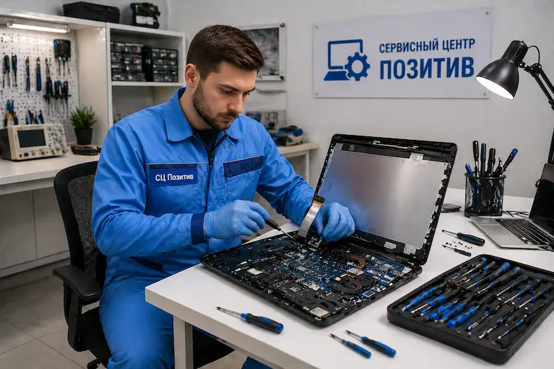 Замена шлейфа матрицы ноутбука в Балашихе