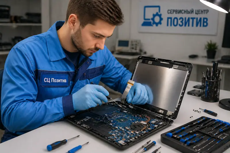 Ремонт шлейфа матрицы ноутбука в Балашихе