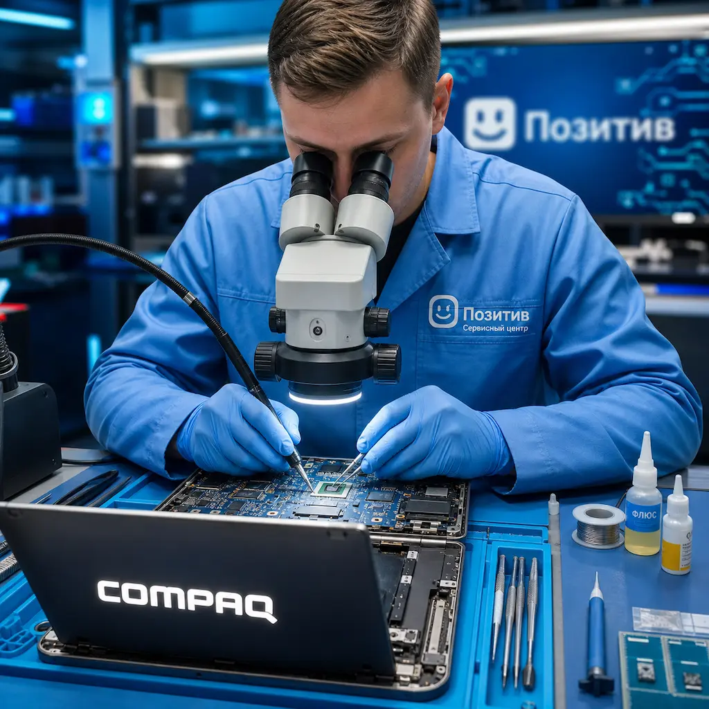 Замена видеокарты ноутбука Compaq в Балашихе
