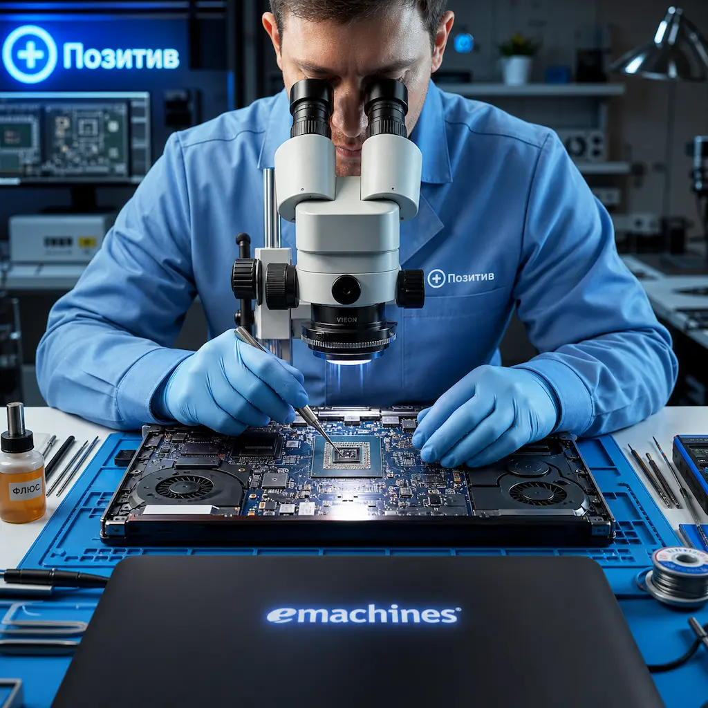 Замена видеокарты ноутбука Emachines в Балашихе