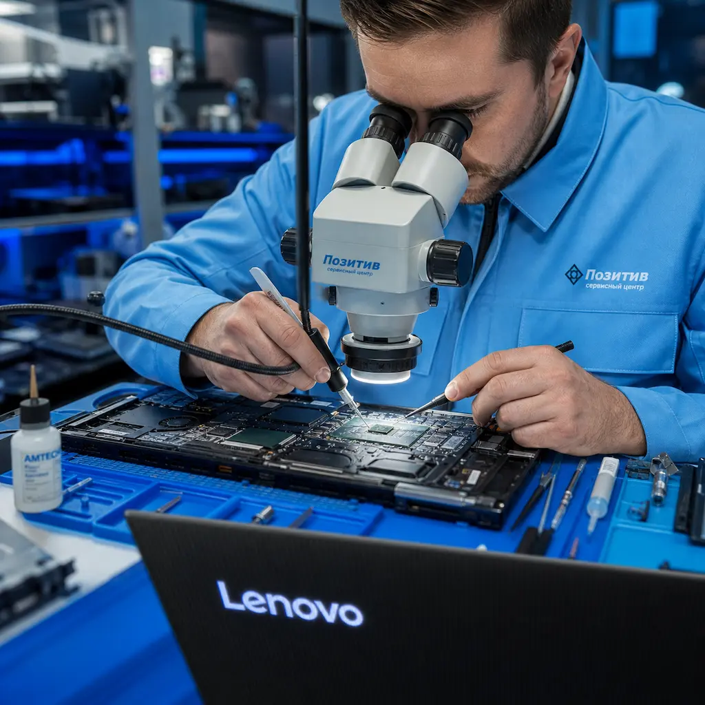 Замена видеокарты ноутбука Lenovo в Балашихе