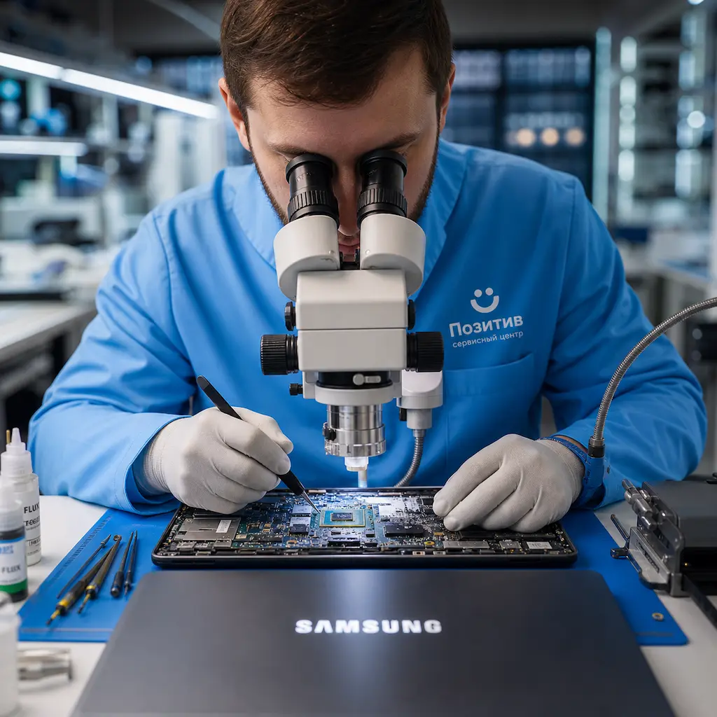 Замена видеокарты ноутбука Samsung в Балашихе