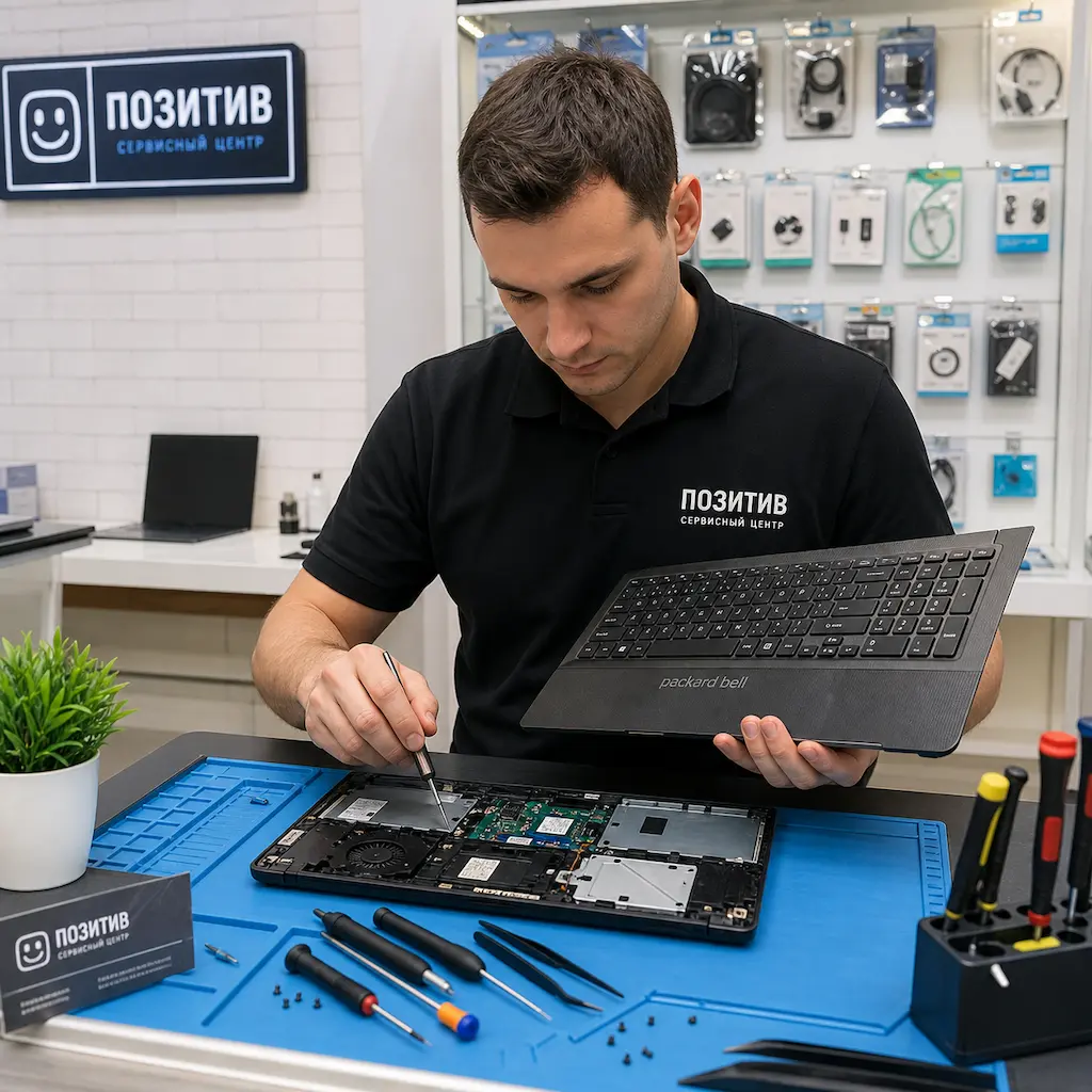 заменить клавиатуру на ноутбуке Packard Bell в Балашихе