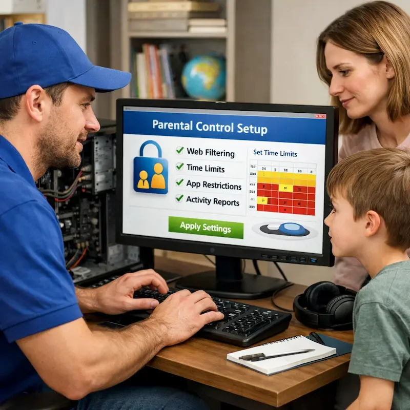 установка родительского контроля в Балашихе