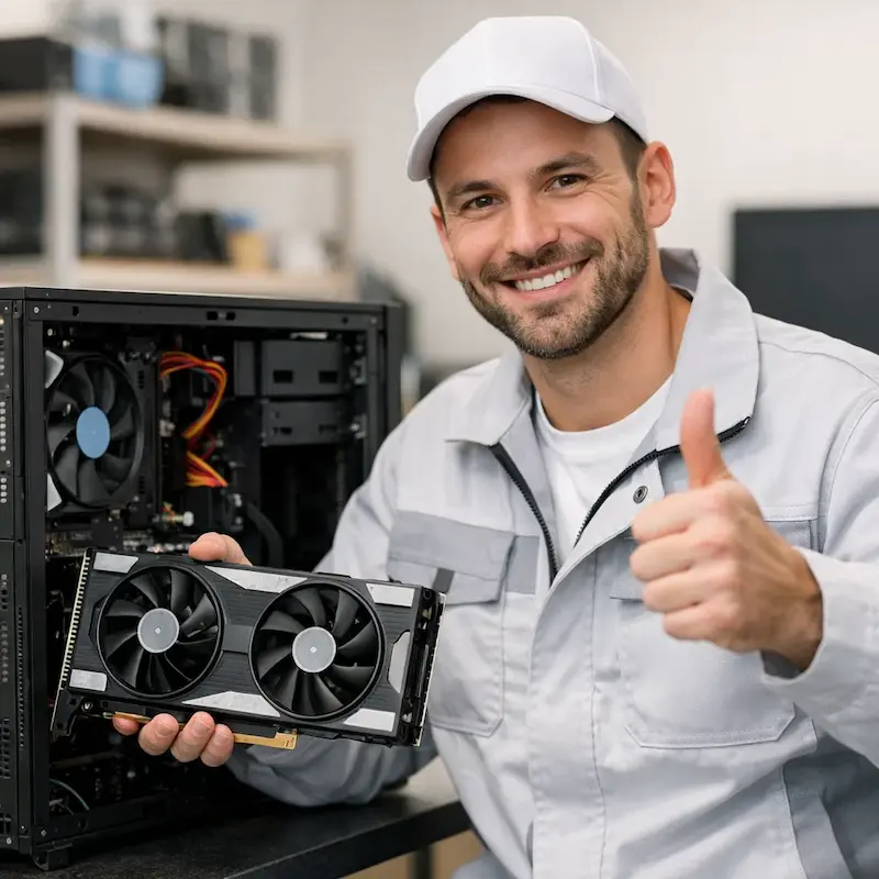 установка видеокарты на ПК в Балашихе