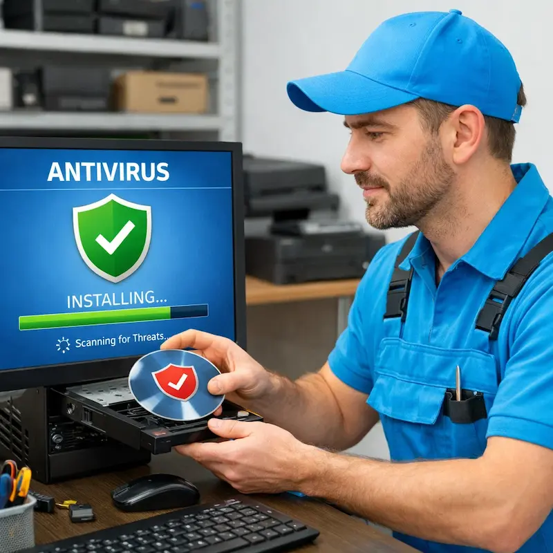 Установка антивируса в Балашихе на дому