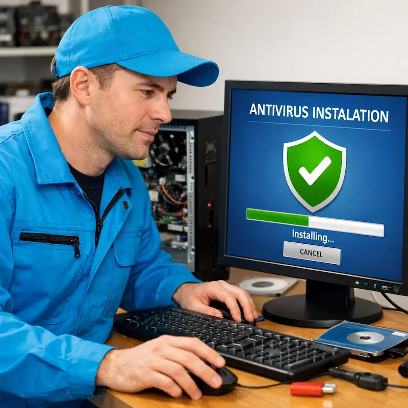 Установка антивируса на ноутбук в Балашихе