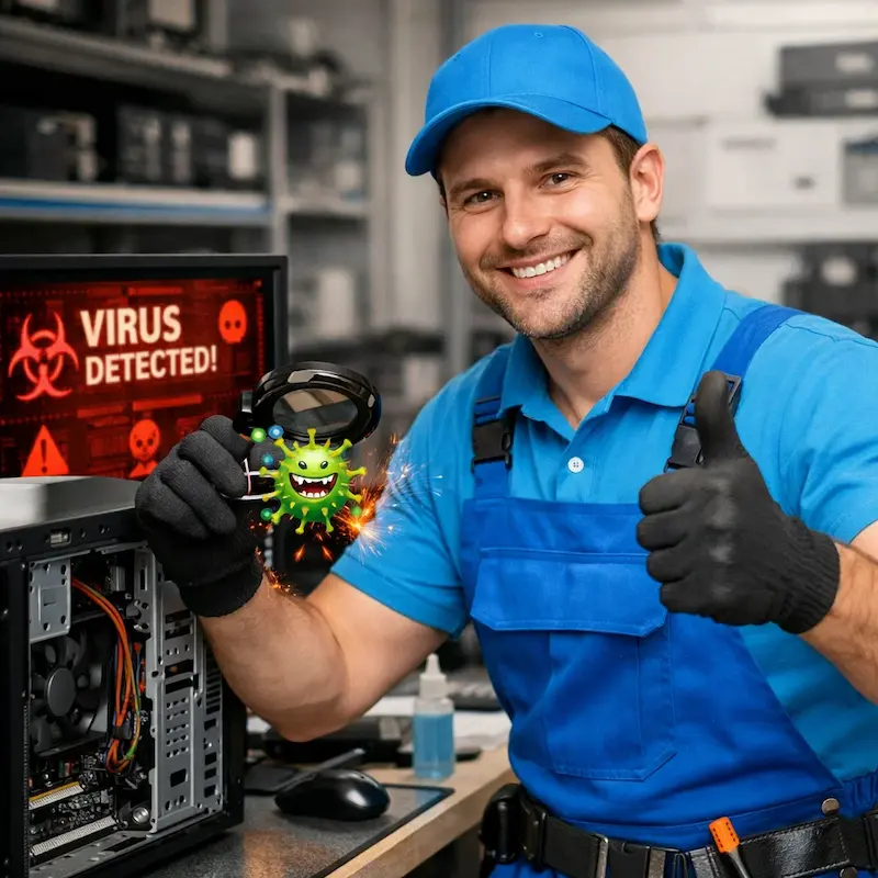 Удаление вирусов с компьютера в Балашихе